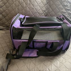 Cat Or Small Dog Carrier (purple 