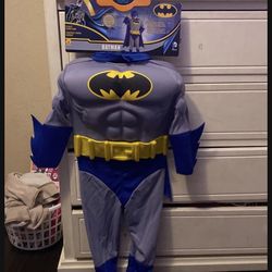 Batman Costume 2-4t