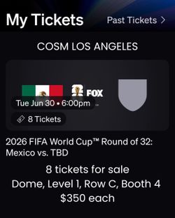 Mexico’s match in the finals at the COSM (Dome)
