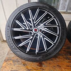 Red Sport Wheels Tire Size 235/45R18 Best Offer 