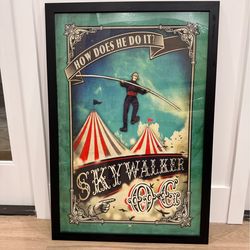 Framed poster for the Skywalker OG cannabis strain
