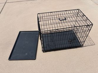 Folding Wire Dog Crate with Tray