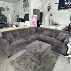Sofa Sectional With Ottoman / Financing Available 