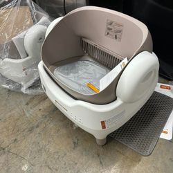 Extra Large Smart Self-Cleaning Cat Litter Box, App Control & 2.4G WiFi, 3.43gal Capacity