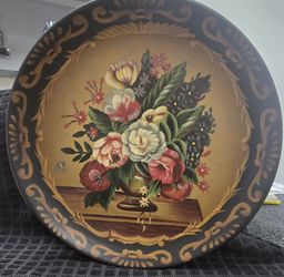 Hand painted Russian Decoration 4 plates $45