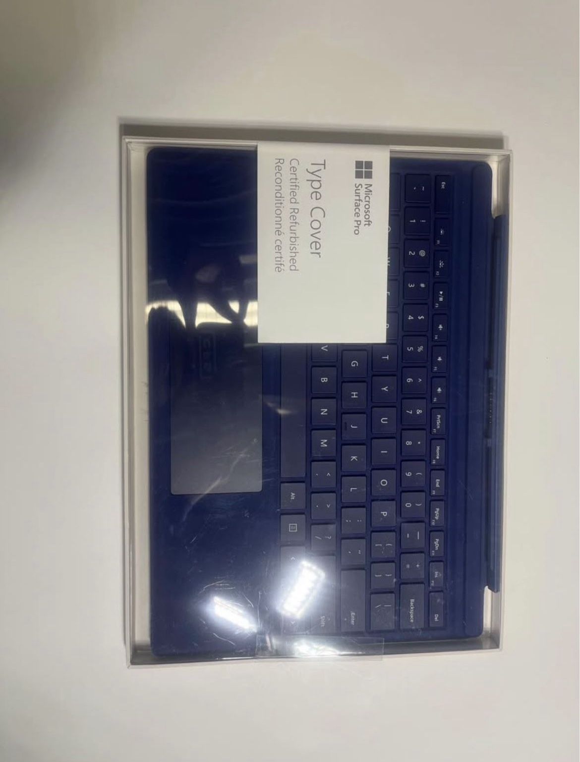 Brand New Sealed Microsoft Surface Pro Navy Blue Type Cover