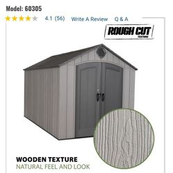 LIFETIME 8 FT. X 12.5 FT. OUTDOOR STORAGE SHED $1,500 