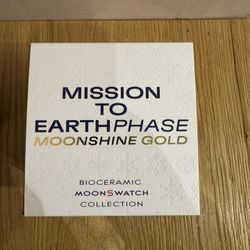 MISSION TO EARTHPHASE - MOONSHINE GOLD-Omega Swatch