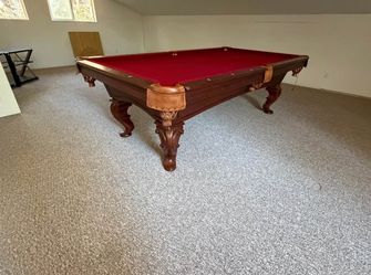 8x4 3pc slate pooltable with matching dinner table top