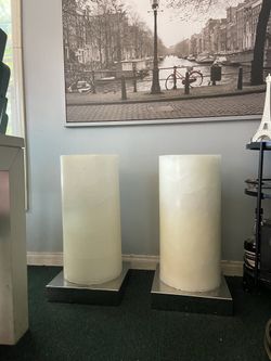 1 Candles Pillar About 2 Ft Tall 10 Inch Wide