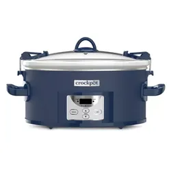 Crock-Pot Digital Slow Cooker Navy Blue 7qt