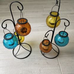 Candle Holders (a Pair) 