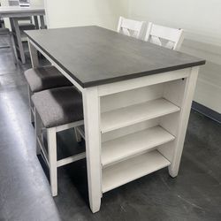 Counter Height Dining Table Set 