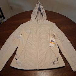 Spyder Moonbeam women's light winter coat, hoodie