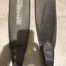 Carbon Freediving Fins Size 8-9