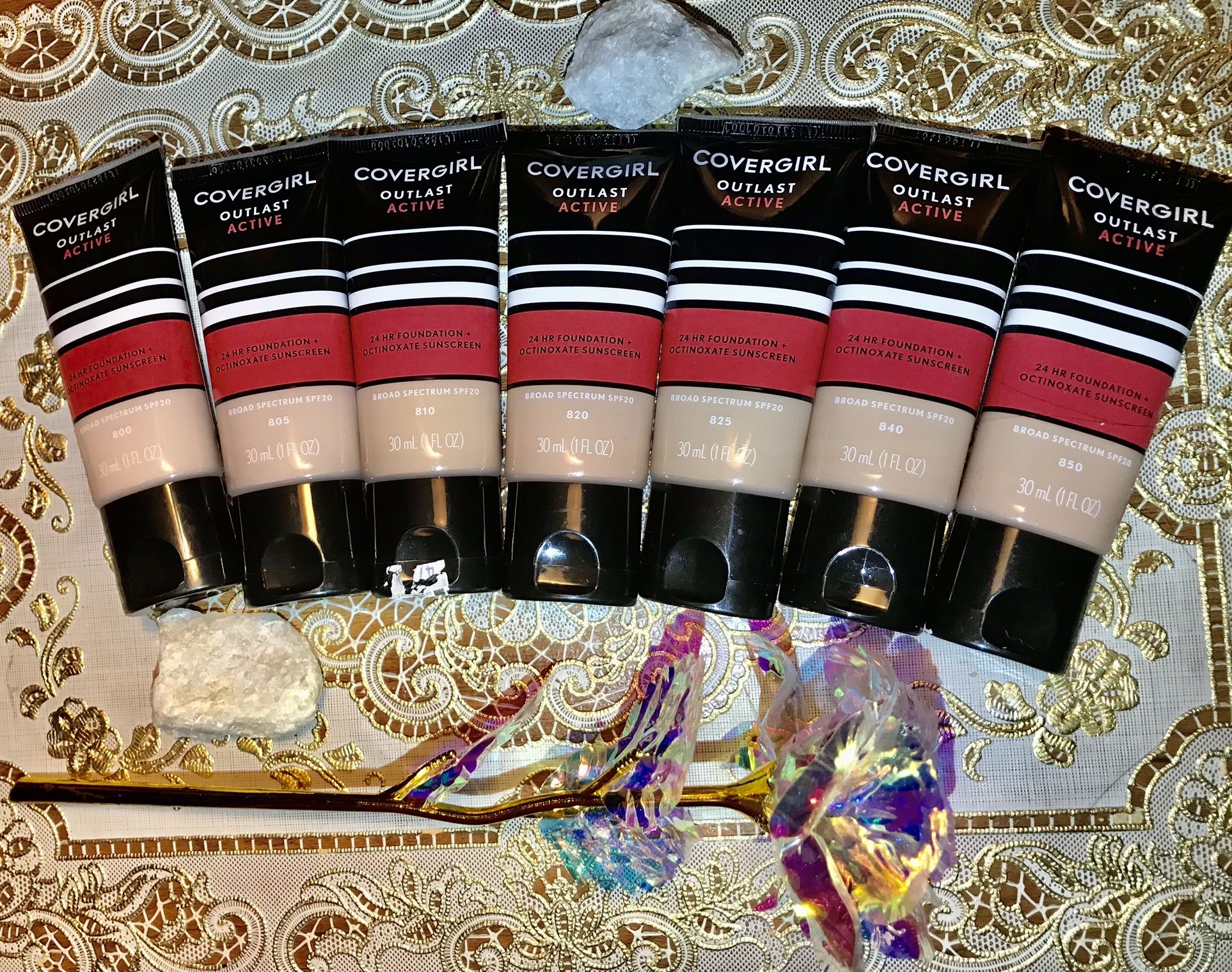 Covergirl OUTLAST ACTIVE 24hr Foundation + Octinoxate Sunscreen