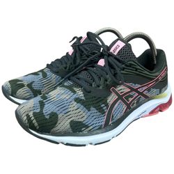 Asics Gel-Pulse II Women's Green Camo Running Jogging Shoes 1012A467 Size 9.5