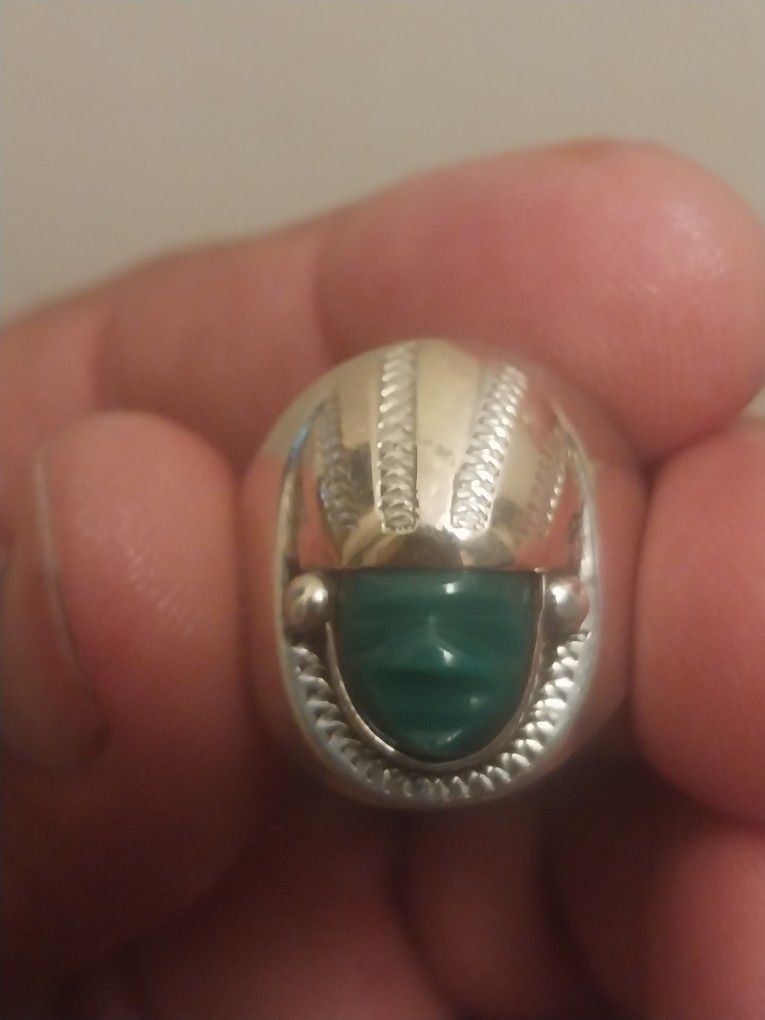Sterling 10k Navajo Ring