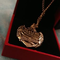 VETERAN American Flag Bald Eagle  Pendant