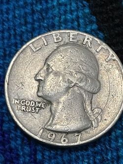 1967 Quarter No Mint Mark