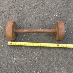 Dumbbell Antique Hand Made Decorative Art 