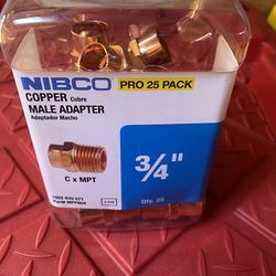 3/4 male tread cooper