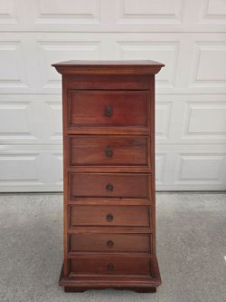 Vintage Solid Wood 6-Drawer Lingerie Chest – High-End Construction