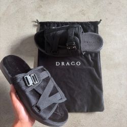 Draco Phantom Black Slides (Size 13-14)