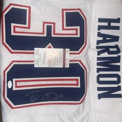 Duron Harmon Signed Jersey W/ COA 