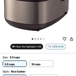 Zojirushi Rice Cooker 5.5 cup – works perfect