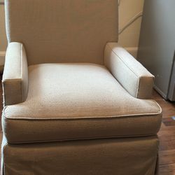 Rocking Armchair With Ottoman 