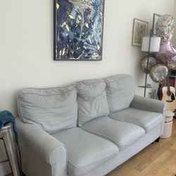 Grey Couch 3 Seater 75” Wide