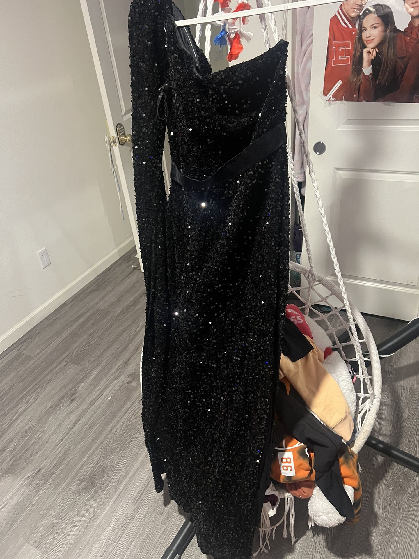 Beautiful Black Sequin Dress