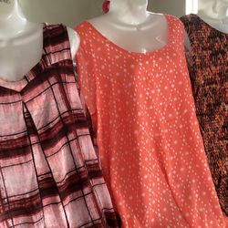 $8.00 Each Blouse.  Size 3 X-Large True To Size. Excellent Buy. 