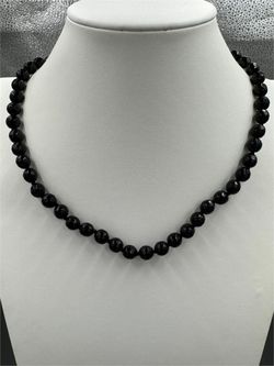 Natural Black Onyx Necklace