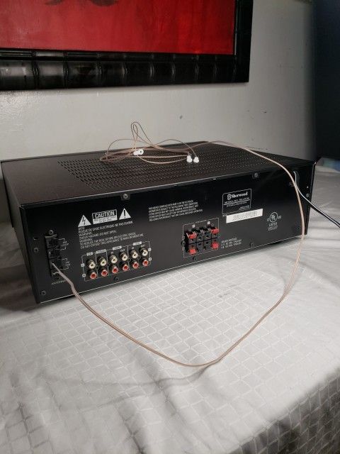 Sherwood RX-4105 2-Channel 100 Watt AM/FM Stereo Receiver Bundle