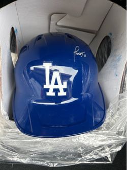 Miguel Rojas Autographed helmet