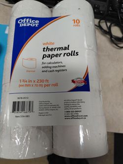 Thermal register tapes