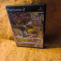 Japanese PS2 dragon ball Z 3/budokai 3 CIB