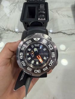 CITIZEN BN702017E Black/Silver PROMASTER MARINE Eco-Drive Men's Watch in Box