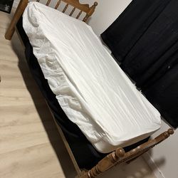 Twin Size Bed + Frame + Box Springs