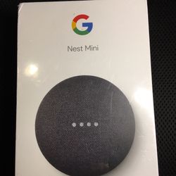 Google Nest Mini Charcoal (Second Generation) BRAND NEW!