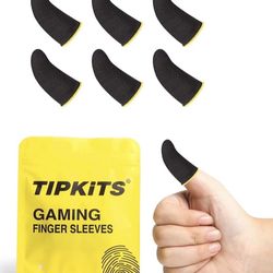Finger Sleeves for Gaming, Thumb Sleeves Mobile Gaming for Pubg Fortnine [6 PCS]