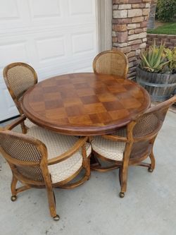 Table and chairs