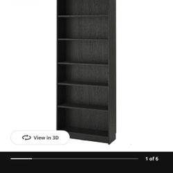 (2) IKEA Billy- black 