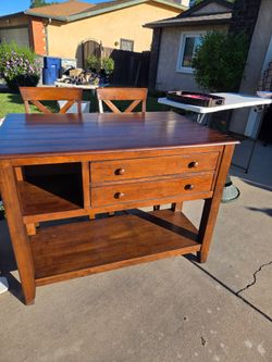 Counter height table with dinette