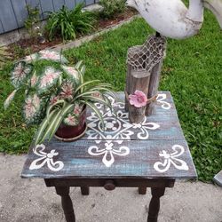NEW. Outside Table Shabby Chic End Tables 
