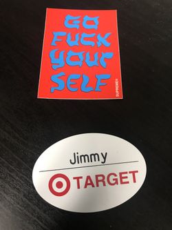 Supreme Go Fk Yourself box logo sticker