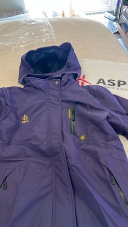 ASPO Women's Medium Fleece-Lined Waterproof Mountain Ski & Snowboard Winter Jacket – Plum Purple