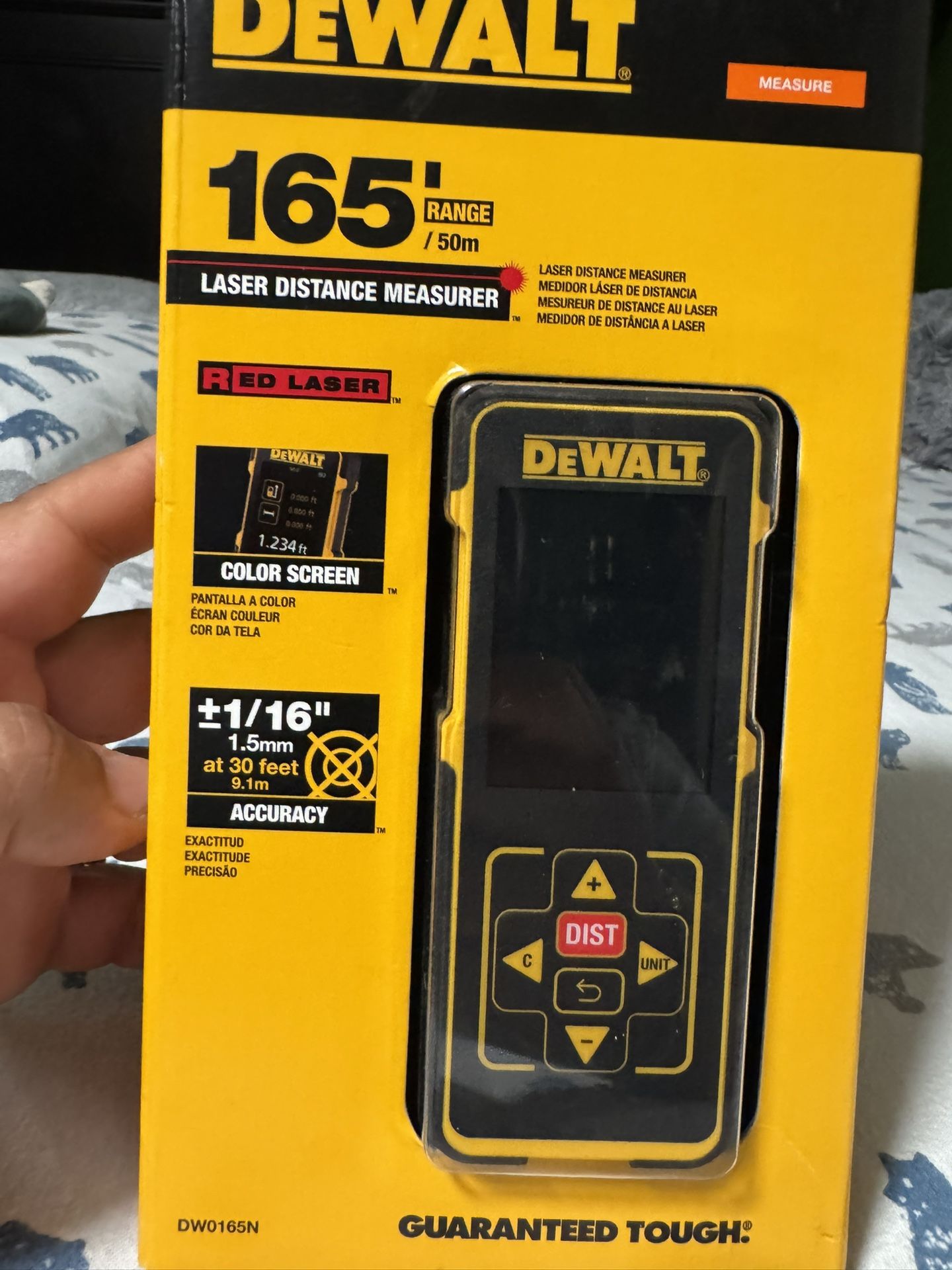 DeWalt 165 Laser Distance Measurer